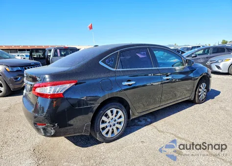 2015 Nissan Sentra S from USA, damaged, VIN 3N1AB7AP3FY248893